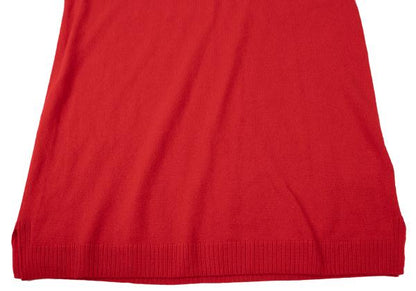 Yohji Yamamoto POUR HOMME Cashmere Logo Vest Red Knit Size 3