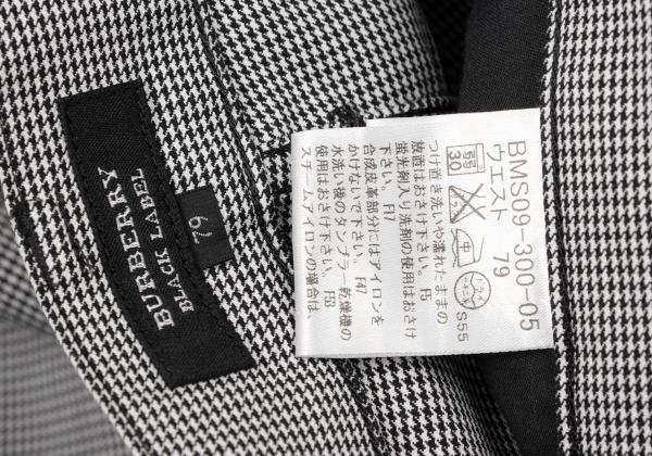 BURBERRY BLACK LABEL Cotton Poly Pants Black Size 79
