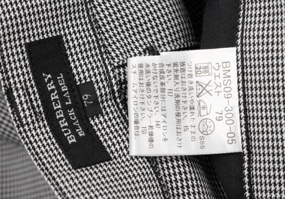 BURBERRY BLACK LABEL Cotton Poly Pants Black Size 79