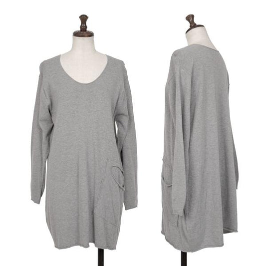 JURGEN LEHL Babaghuri Cotton Pocket Long Sleeve Gray Size M