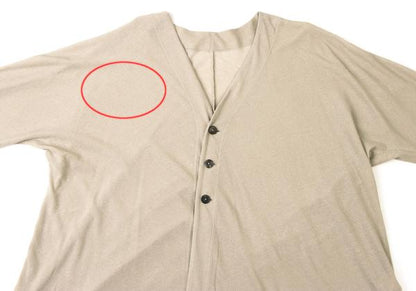 JURGEN LEHL Cotton Linen Dolman Cardigan Beige Size M