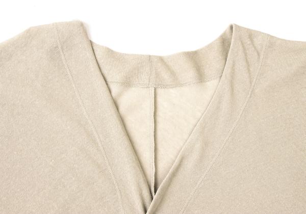 JURGEN LEHL Cotton Linen Dolman Cardigan Beige Size M