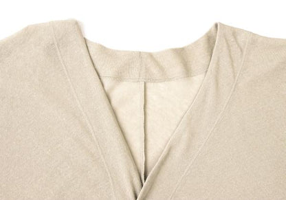 JURGEN LEHL Cotton Linen Dolman Cardigan Beige Size M