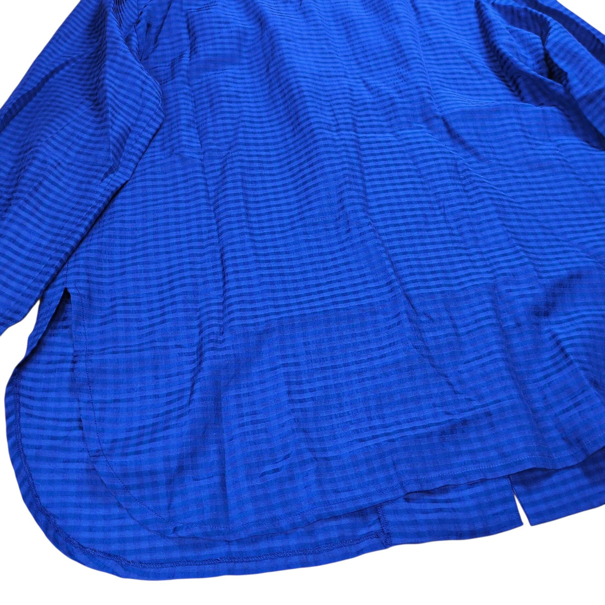 Christian Dior 90s Shadow Check Rayon Shirt Purple Size M