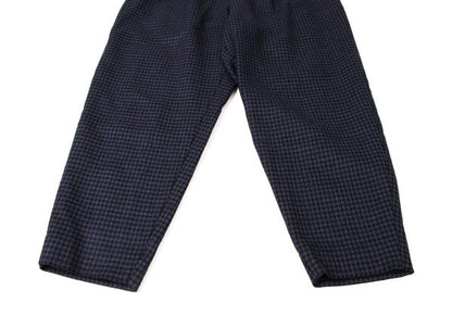 Y's PINK Wool Houndstooth Pattern Pants Navy Black Size 3