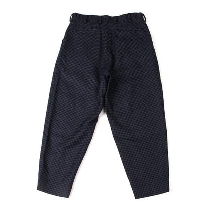 Y's PINK Wool Houndstooth Pattern Pants Navy Black Size 3