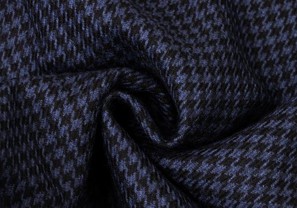 Y's PINK Wool Houndstooth Pattern Pants Navy Black Size 3