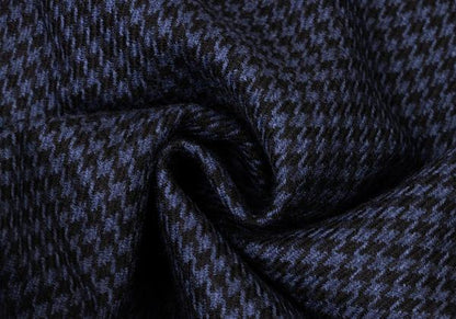 Y's PINK Wool Houndstooth Pattern Pants Navy Black Size 3