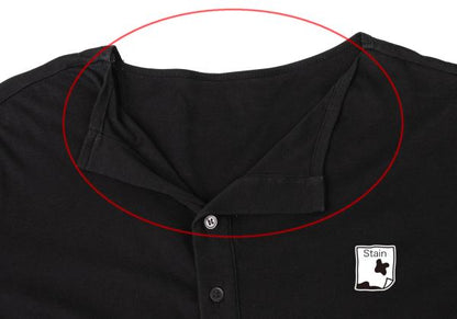 Y's Cotton Back Panel Short Sleeve Cardigan Black Size 2
