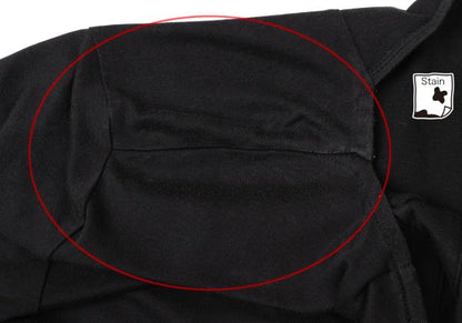 Y's Cotton Back Panel Short Sleeve Cardigan Black Size 2