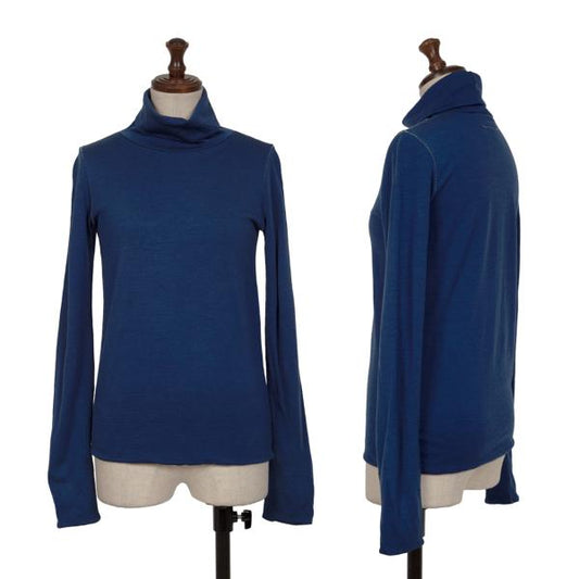 Maison Martin Margiela Wool Turtleneck Knit Blue Size S