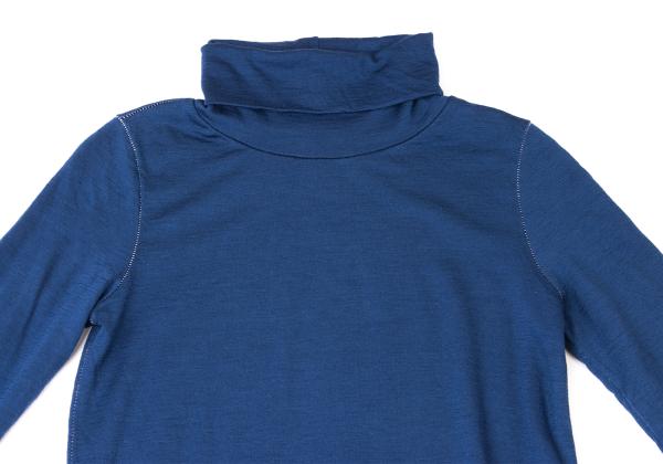 Maison Martin Margiela Wool Turtleneck Knit Blue Size S