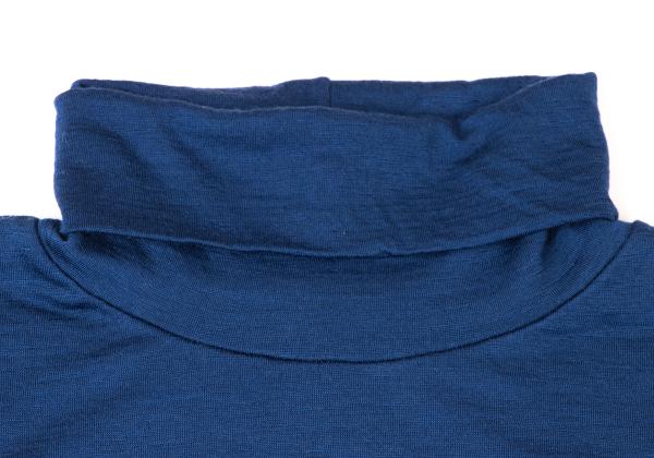 Maison Martin Margiela Wool Turtleneck Knit Blue Size S