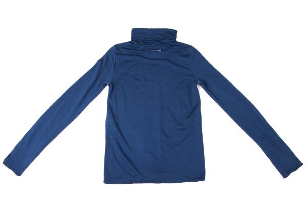 Maison Martin Margiela Wool Turtleneck Knit Blue Size S
