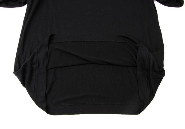 Y's Rayon Puff Sleeve Top Black Size 2