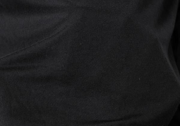 Y's Rayon Puff Sleeve Top Black Size 2