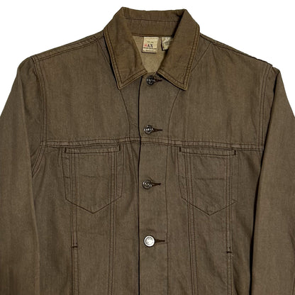ARMANI EXCHANGE 90s Brown Trucker Jacket Size S