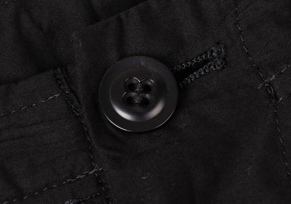 Y's Black Cotton Embroidered Wide Pants Size 2