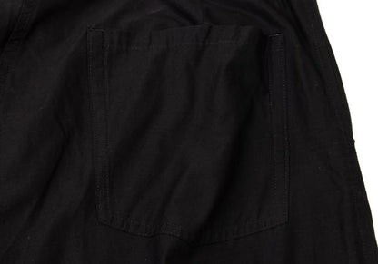 Y's Black Cotton Embroidered Wide Pants Size 2