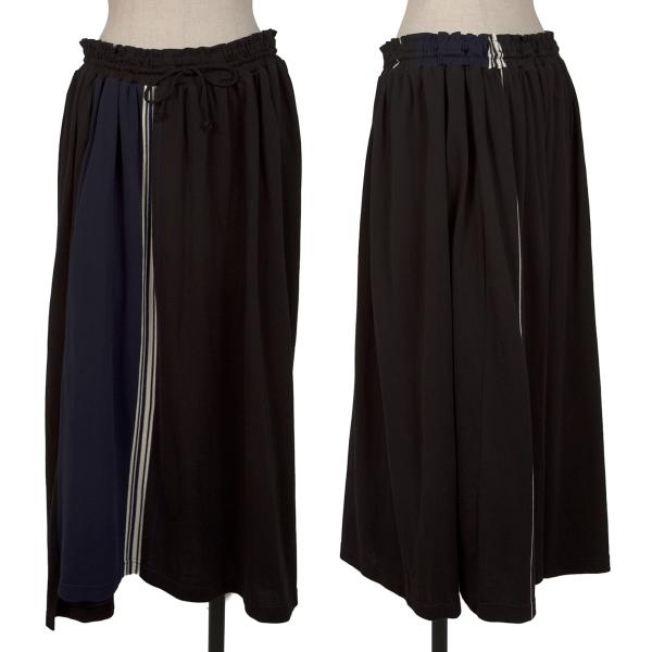Y's 19AW Color Block Stripe Knit Skirt Multi Size 2