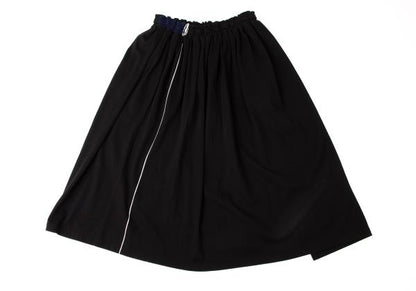 Y's 19AW Color Block Stripe Knit Skirt Multi Size 2
