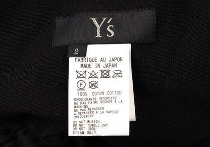 Y's 19AW Color Block Stripe Knit Skirt Multi Size 2