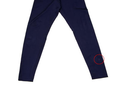 Jean Paul GAULTIER FEMME Stretch Nylon Leggings Navy Size 40