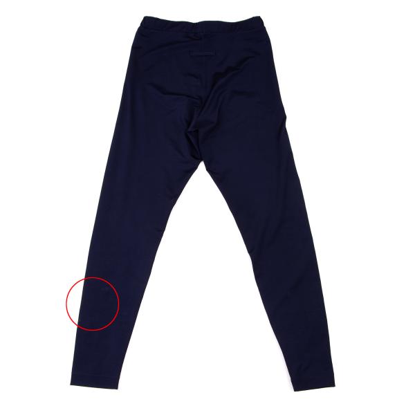 Jean Paul GAULTIER FEMME Stretch Nylon Leggings Navy Size 40