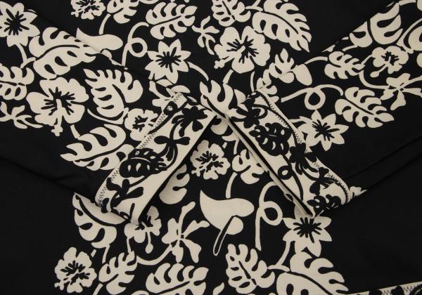 Jean Paul GAULTIER FEMME Botanical Print Top Black Size 40