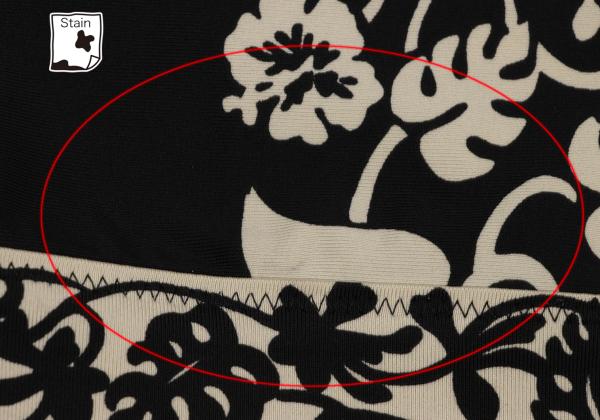 Jean Paul GAULTIER FEMME Botanical Print Top Black Size 40