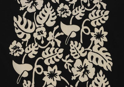 Jean Paul GAULTIER FEMME Botanical Print Top Black Size 40