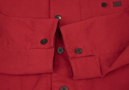 Papas Corduroy Collar Paneled Coverall Red Size L