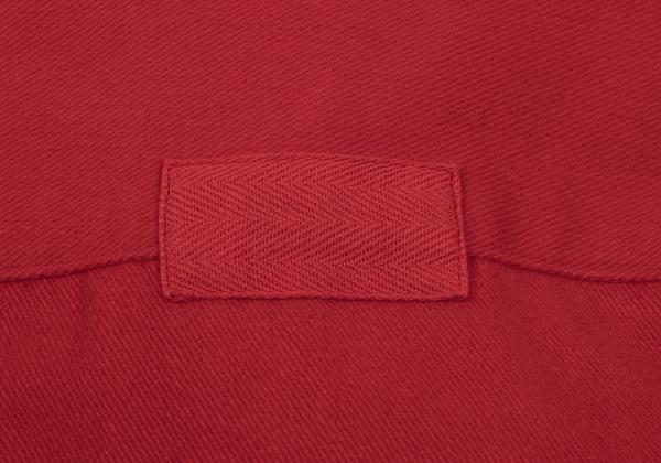 Papas Corduroy Collar Paneled Coverall Red Size L