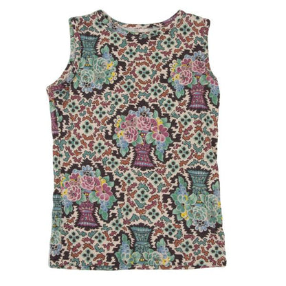Yohji Yamamoto FEMME Floral Print Tank Top Multi Size 3