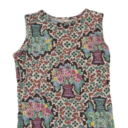 Yohji Yamamoto FEMME Floral Print Tank Top Multi Size 3