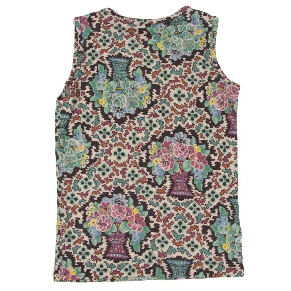 Yohji Yamamoto FEMME Floral Print Tank Top Multi Size 3