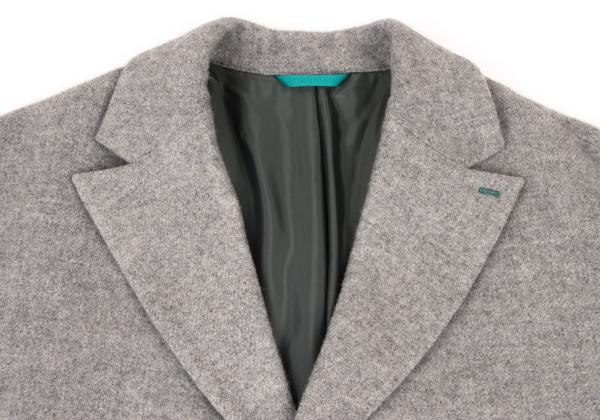 FRAPBOIS Light Gray Wool Poly Chester Coat Size 2