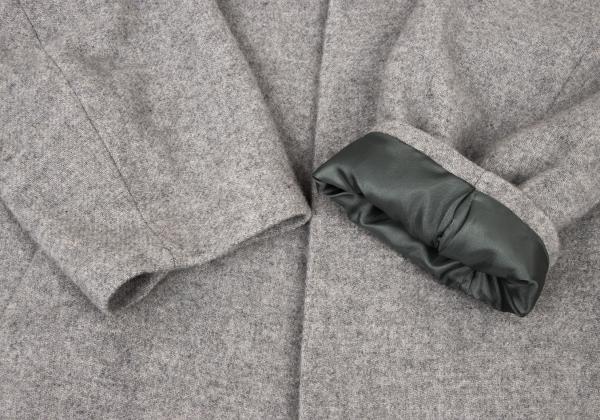 FRAPBOIS Light Gray Wool Poly Chester Coat Size 2
