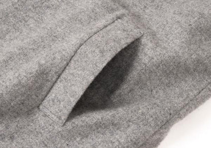 FRAPBOIS Light Gray Wool Poly Chester Coat Size 2