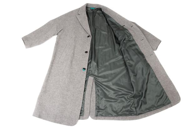 FRAPBOIS Light Gray Wool Poly Chester Coat Size 2