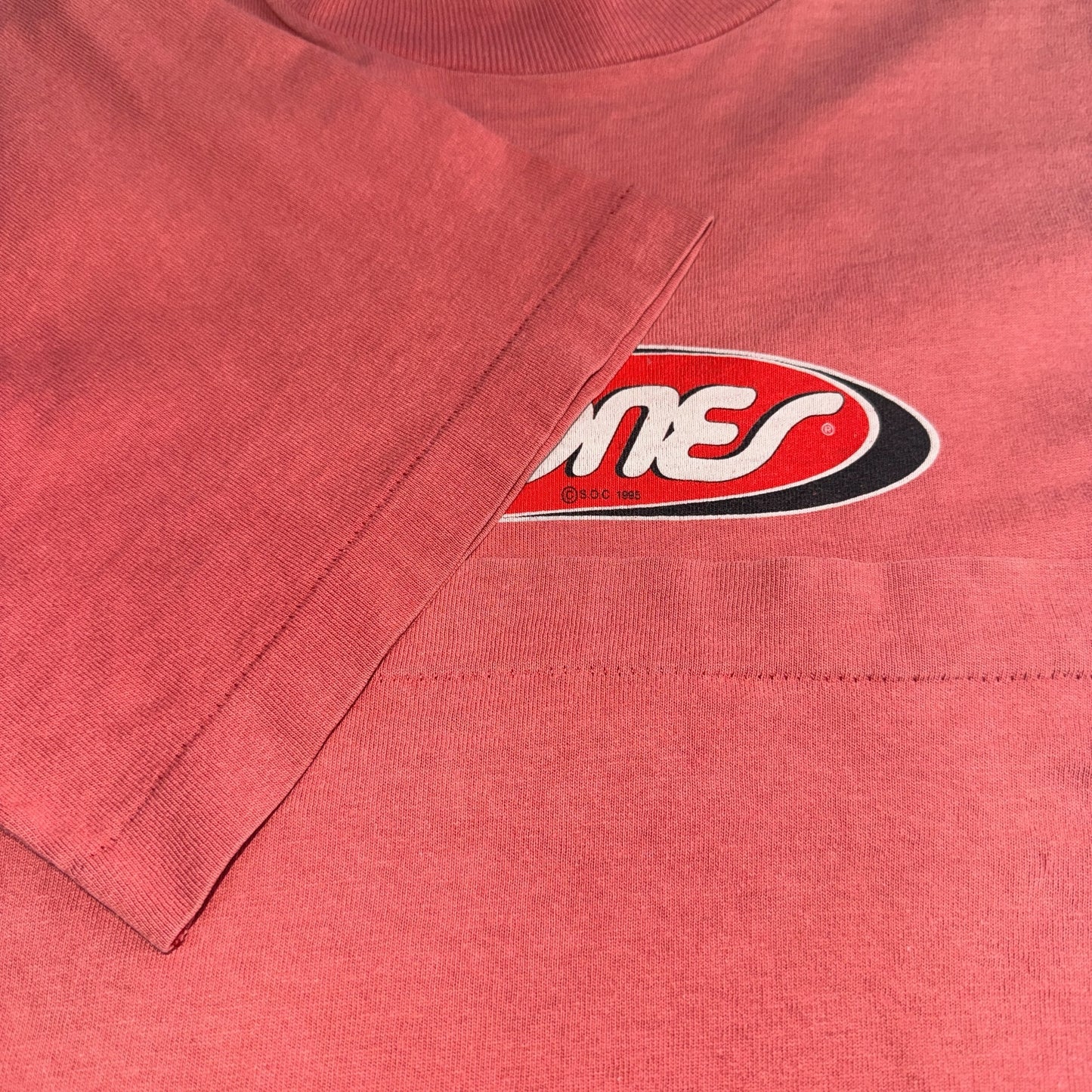 POWELL PERALTA 90s BONES Oval Logo Skate T-Shirt Size L