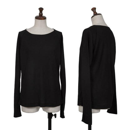 ISSEY MIYAKE I.S. Polyester Long Sleeve Top Black Size M