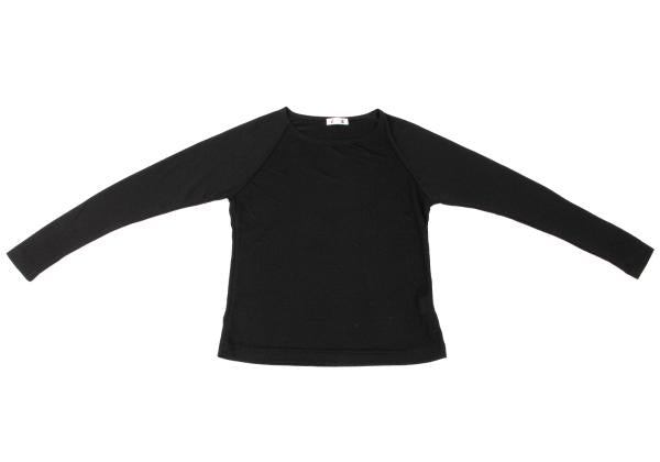 ISSEY MIYAKE I.S. Polyester Long Sleeve Top Black Size M