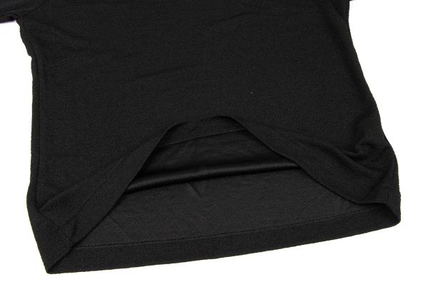ISSEY MIYAKE I.S. Polyester Long Sleeve Top Black Size M