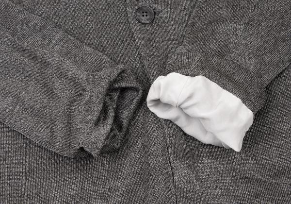 EMPORIO ARMANI Gray Viscose 2B Jacket Size 46