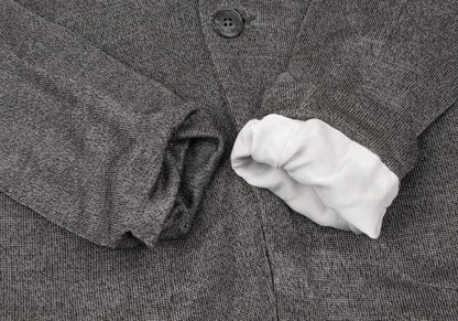 EMPORIO ARMANI Gray Viscose 2B Jacket Size 46