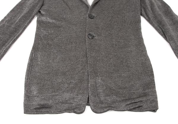 EMPORIO ARMANI Gray Viscose 2B Jacket Size 46