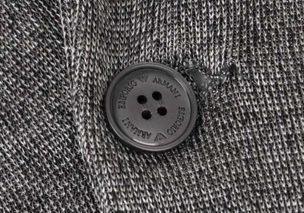 EMPORIO ARMANI Gray Viscose 2B Jacket Size 46