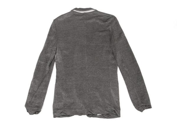 EMPORIO ARMANI Gray Viscose 2B Jacket Size 46