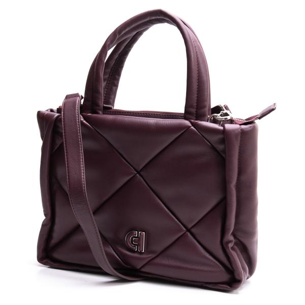 COLE HAAN Quilted Leather 2-Way Bag Size F